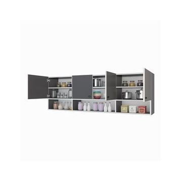 Kenzlife Konsta Gri 60x150x32 cm Mutfak ve Banyo Dolabı