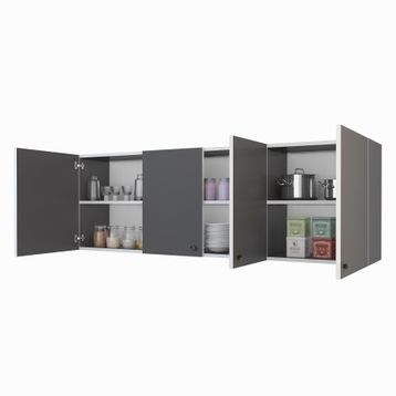 Kenzlife Marina Gri 60x150x32 cm Mutfak ve Banyo Dolabı