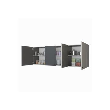Kenzlife Marina Gri 60x150x32 cm Mutfak ve Banyo Dolabı