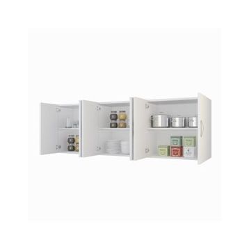 Kenzlife Nonus Beyaz 60x150x32 cm Mutfak ve Banyo Dolabı