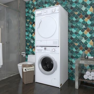 Kenzlife Zakhar Çamaşır-Kurutma Makinesi Banyo Dolabı