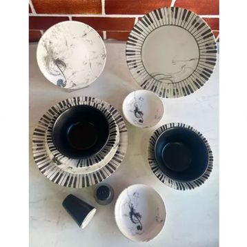 Keramika 12 Parça 2 Kişilik Arya Yemek Takımı