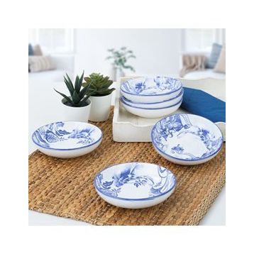 Keramika 19988/19992 13 cm 6 Adet Blue Ink Halka Çerezlik-Sosluk