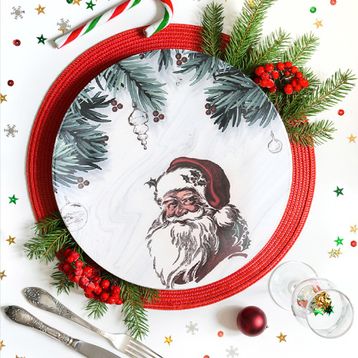 Keramika 26 cm 17958 Santa Servis Tabağı
