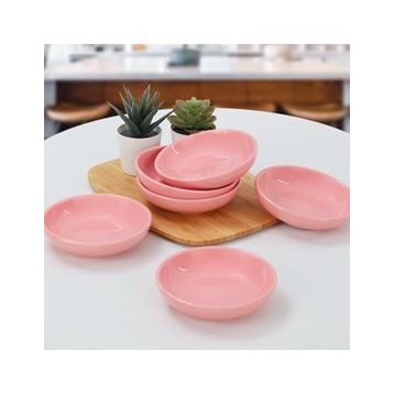 Keramika 6 Adet Pembe Sosluk Çerezlik