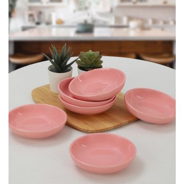 Keramika 6 Adet Pembe Sosluk Çerezlik