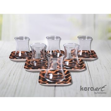 Keramika 6 Kişilik Çay Bardağı Takımı
