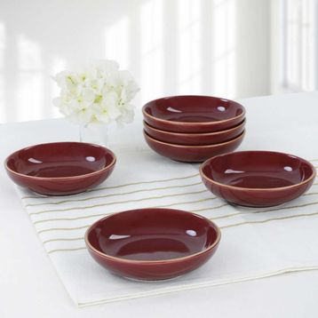 Keramika 6x13 cm Mürdüm Halka Çerezlik