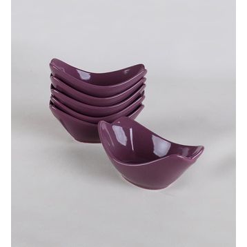 Keramika 6x16 cm Mor Sera Çerezlik