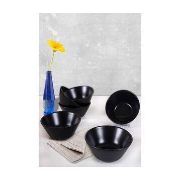 Keramika 956A Hitit 14 cm Siyah Kase