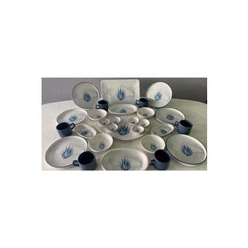 Keramika Blue Magic Mavi 28 Parça Kahvaltı Takımı
