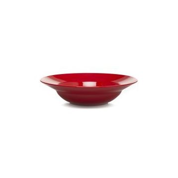 Keramika Delta Kırmızı 26 cm Makarna Tabağı