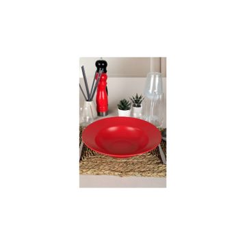 Keramika Delta Kırmızı 26 cm Makarna Tabağı