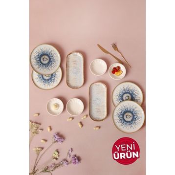 Keramika Hydra10 Parça 4 Kişilik Kahvaltı Takımı