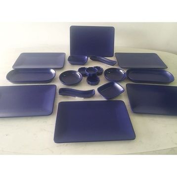 Keramika Mat Kobalt 18 Parça Kahvaltı Takımı