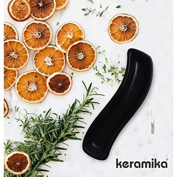 Keramika Mat Siyah İvory Zeytinlik
