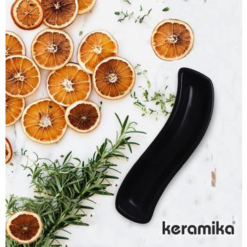 Keramika Mat Siyah İvory Zeytinlik