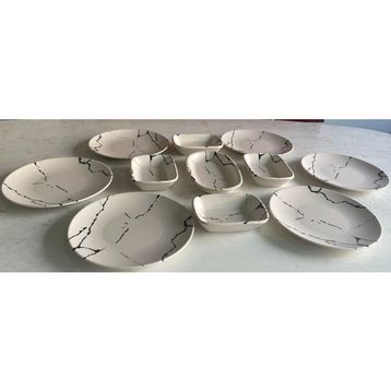 Keramika ST101106F021A0000000AZ10006 Bulut Parça 8 cm Mat Transparan Beyaz Kase
