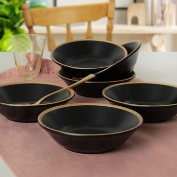 Keramika Turkuaz Granit Nordic 28 cm 6 Adet Servis Tabağı