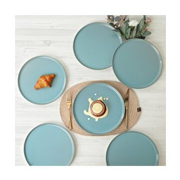 Keramika Turkuaz Granit Nordic 28 cm 6 Adet Servis Tabağı