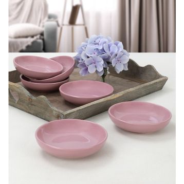Keramika Violet Halka 13 cm 6 Adet Çerezlik