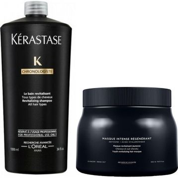 Kerastase Chronologiste Havyar Özlü Canlılık Veren 1 lt Şampuan+200 ml Havyar Maskesi