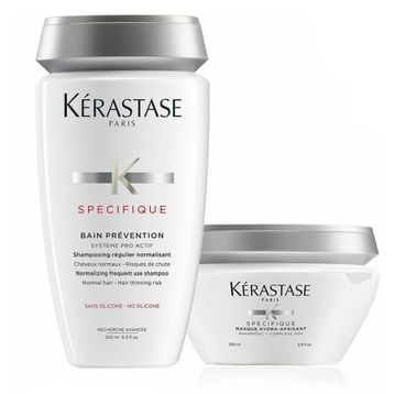 Kerastase Dökülme Önleyici Specifique Bain Prevention 250 ml Şampuan+Apaisant 200 ml Maske