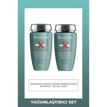 Kerastase Genesis Homme Bain De Masse 2x250 ml Yoğunlaştırıcı Şampuan