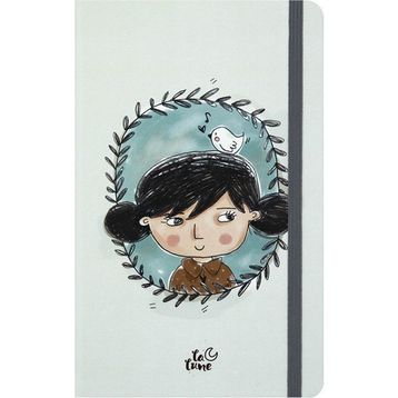 Keskin Color 413771-99 Pronot-lalune Lastikli Çizgili 80 Yaprak 13x21 cm Not Defteri