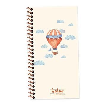 Keskin Color 417999 10X19 cm Düz La Plume Balloon Turuncu Defter