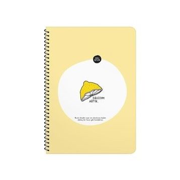 Keskin Color 500514-99 Hisli Şeyler A4 80 Sayfa Kareli Spiralli Defter