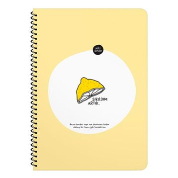 Keskin Color 500514-99 Hisli Şeyler A4 80 Sayfa Kareli Spiralli Defter