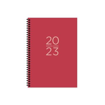 Keskin Color 830503-99 17x24 cm 2024 Kırmızı Spiralli Günlük Ajanda
