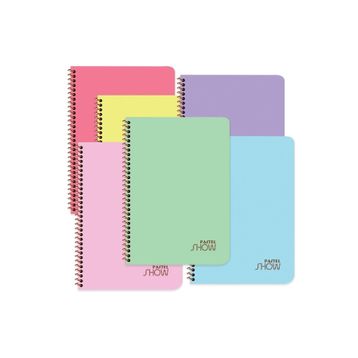 Keskin Color A4 72 Yaprak Kareli PP Kapak Spiralli Pastel Show Defter