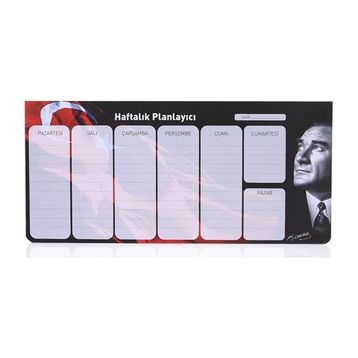 Keskin Color Atatürk 12x26 Haftalık Planlayıcı Blok