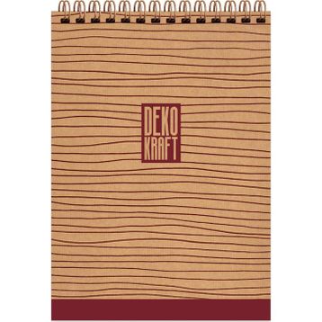 Keskin Color Dekokraft Kareli 80 Yaprak 144105-99 A5 Spiralli Bloknot