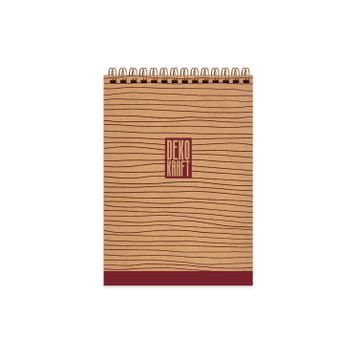 Keskin Color Dekokraft Kareli 80 Yaprak 144105-99 A5 Spiralli Bloknot