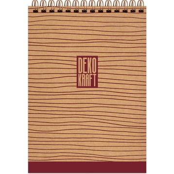 Keskin Color Dekokraft Kareli 80 Yaprak 144105-99 A5 Spiralli Bloknot