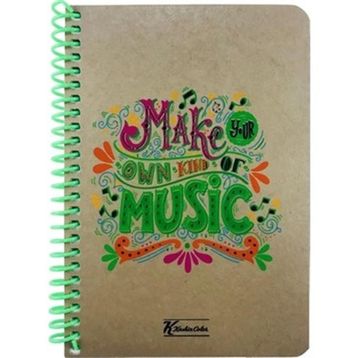 Keskin Color Doodles 16.5x22.5 80 Yp Çizgili Defter