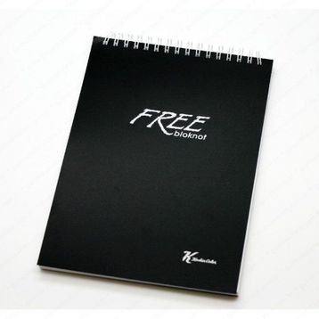 Keskin Color Free A5 100 Yaprak Kareli PP Kapak Spiralli Bloknot
