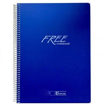 Keskin Color Free Spiralli Plastik Kapak Çizgisiz A4 100 Yaprak Defter