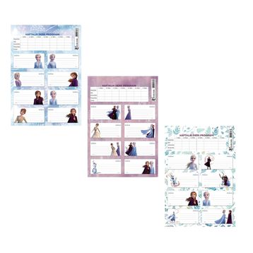 Keskin Color Frozen II Ders Programlı 3'lü Etiket