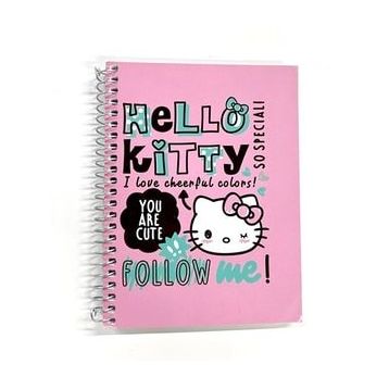 Keskin Color Hello Kitty 80 Yaprak Çizgili Spiralli Not Defteri