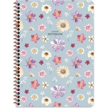 Keskin Color Keskin Color 16.5X22.5 Çizgili Çiçek 80 Yaprak Defter