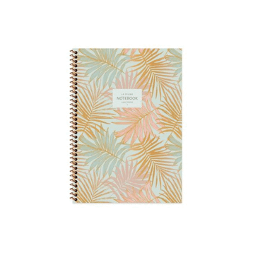 Keskin Color La Plume Spiralli Leaves Turuncu Karton Kapak 80 Yaprak A4 Kareli Defter