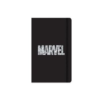 Keskin Color Marvel 13x21 80 Yapraklı Çizgili Ciltli Lastikli Siyah Defter