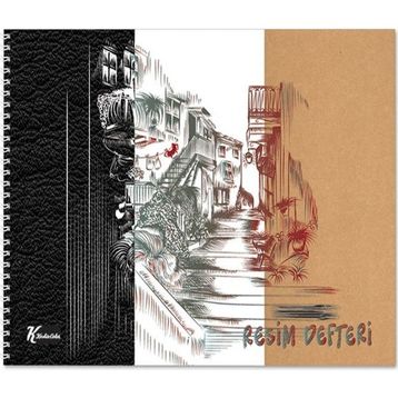 Keskin Color Resim Defteri 30 Sayfa 35 x 50 cm 3'lü Resim Defteri