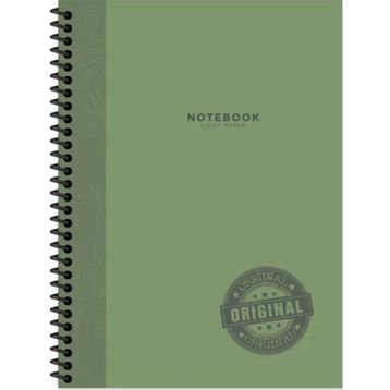 Keskin Color Stamp Yeşil A4 Düz Defter