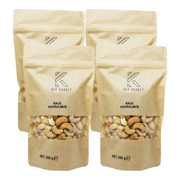Key Market 1 kg Doğal Kavrulmuş Kaju Fıstığı