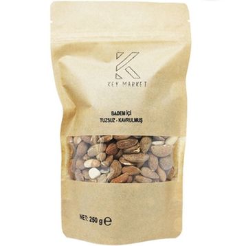 Key Market 750 gr Doğal Kavrulmuş Badem İçi
